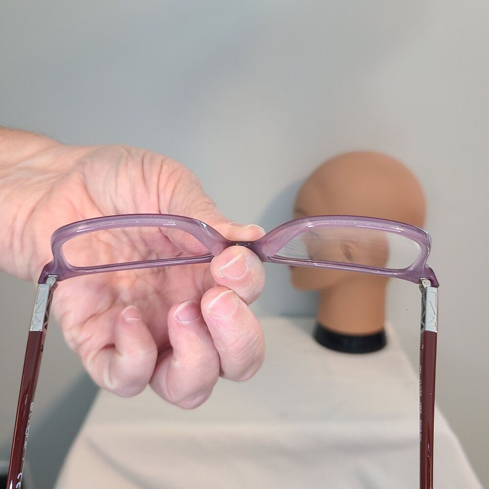 Vogue Eyeglasses Frames VO5028 2387 Plum Purple Cat Eye Full Rim 53-17-140 - Picture 7 of 11